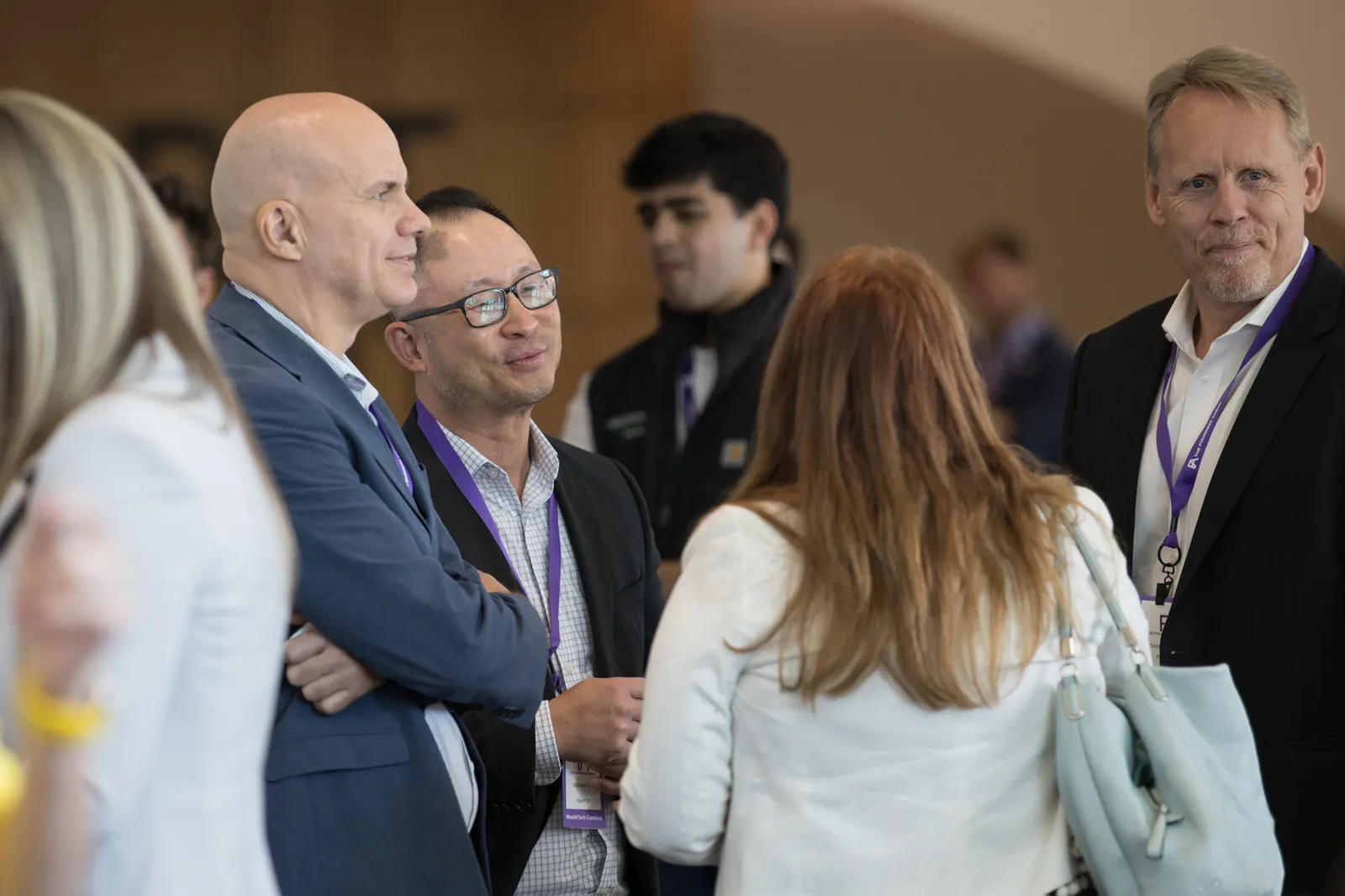 Founders presenting to an audience